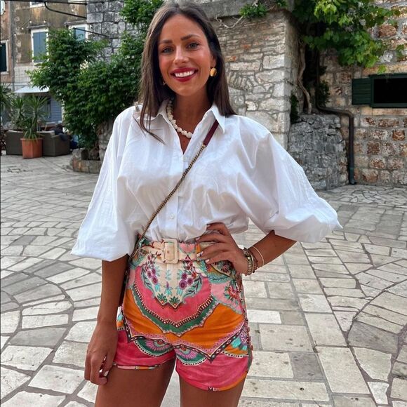 ZARA BLEND SHORTS - Picture 6 of 16